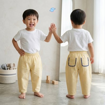 Elephas Barrel Pants Anak Unisex Premium Celana Anak Kekinian Nyaman Casual Fashion Anak