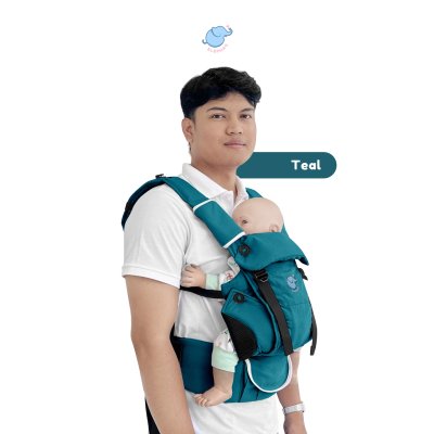 Elephas Elora Baby Carrier - Gendongan Bayi SSC Ergonomis Adjustable Newborn hingga Toddler