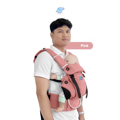 Elephas Elora Baby Carrier - Gendongan Bayi SSC Ergonomis Adjustable Newborn hingga Toddler