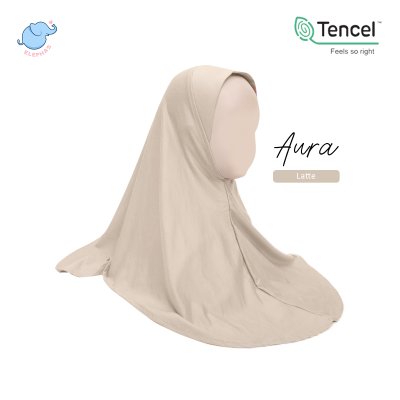 Elephas Hijab Tencel Anak Usia 1-6 Tahun Anti UV, Lembut, Adem dan Ringan