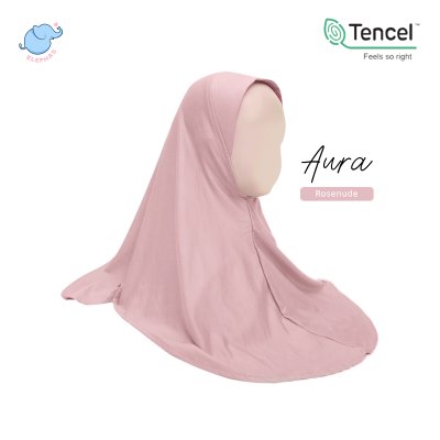 Elephas Hijab Tencel Anak Usia 1-6 Tahun Anti UV, Lembut, Adem dan Ringan