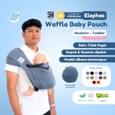 Elephas Waffle Baby Pouch
