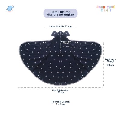 Elephas Baby Cape 2 In 1