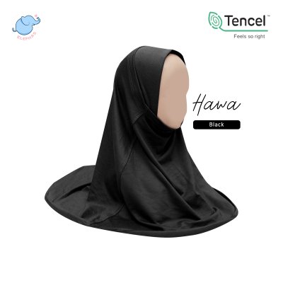 Elephas Hijab Tencel Anak Usia 1-6 Tahun Anti UV, Lembut, Adem dan Ringan