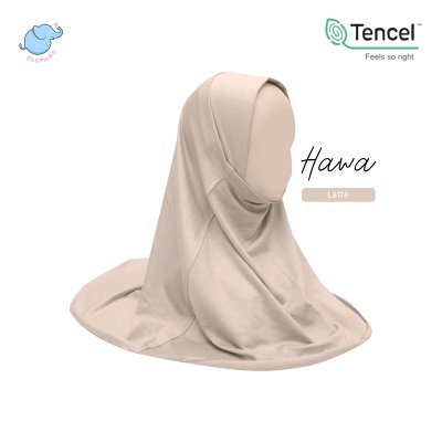 Elephas Hijab Tencel Anak Usia 1-6 Tahun Anti UV, Lembut, Adem dan Ringan