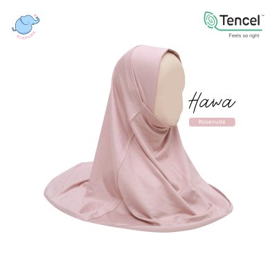Elephas Hijab Tencel Anak Usia 1-6 Tahun Anti UV, Lembut, Adem dan Ringan