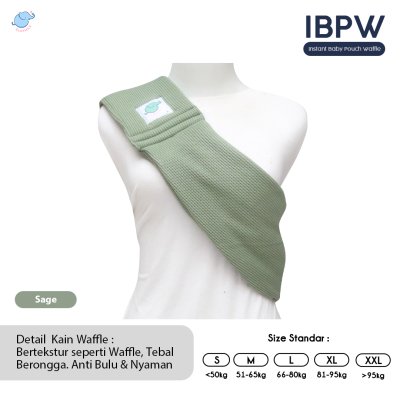Elephas Instan Baby Pouch Waffle Basic Series
