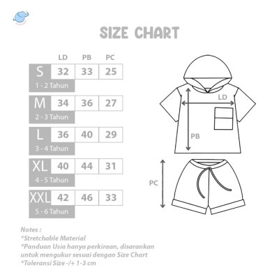 Elephas Hoodie Waffle One Set