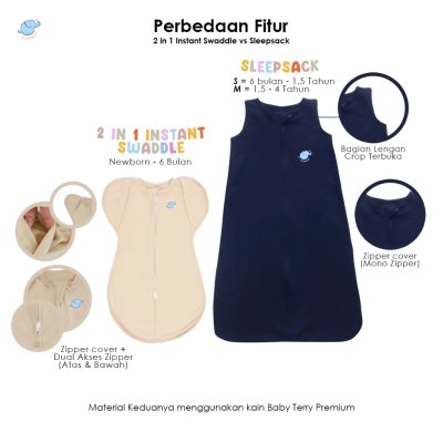 Elephas 2 in 1 Instant Swaddle