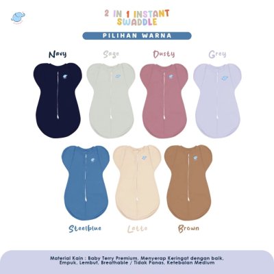 Elephas 2 in 1 Instant Swaddle