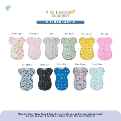 Elephas 2 in 1 Instant Swaddle