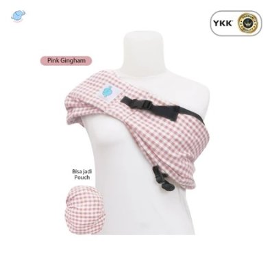 Elephas Gingham Baby Pouch