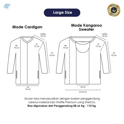 Elephas Airy Kangaroo 2in1