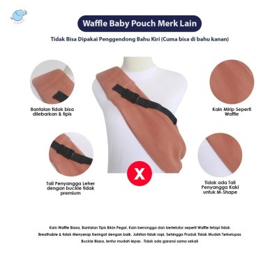 Elephas Waffle Baby Pouch