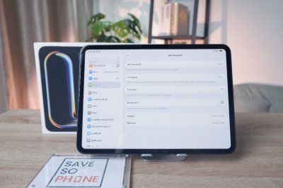 iPad Pro 11-inch Wi-Fi 256GB M4 สี Black มี Apple Care+ ราคาเพียง 25,990.- มีประกันร้าน 60 วัน