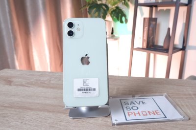 iPhone 12 128GB สี Green เครื่องสวย ราคาเพียง 6,990.- มีประกันร้าน 60วัน