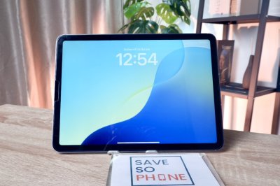 iPad Air5 10.9-inch M1 64GB Wi-Fi+Cellular สี Purple เครื่องสวย สุขภาพแบต 84% ราคาเพียง 14,990.- มีประกันร้าน 60วัน