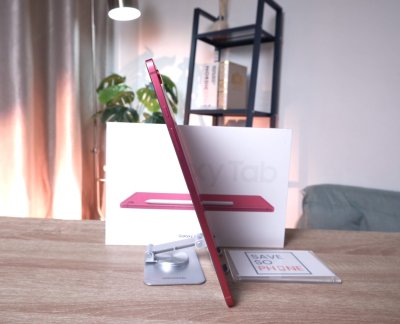 Galaxy Tab S10 Lite Wi-Fi 6/128GB + ตีย์บอร์ดครบกล่อง สี Pink เครื่องสวย ราคาเพียง 8,990.- มีประกันร้าน 60วัน