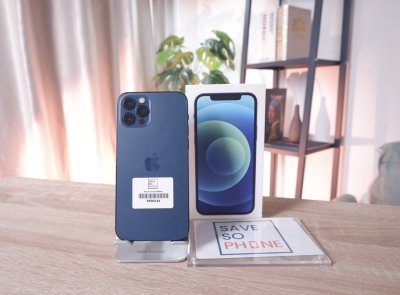 iPhone 12 Pro 512GB สี Blue เครื่องสวย ราคาเพียง 9,990.- มีประกันร้าน 60วัน