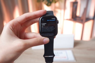 Apple Watch Series 10 46mm GPS สี JetBlack เครื่องสวย ราคาเพียง 8,990.- มีประกันร้าน 60วัน