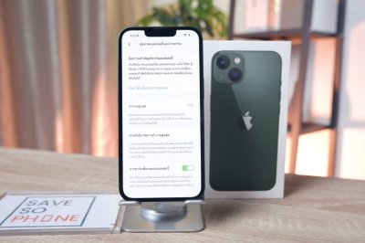 iPhone 13 128GB สี Green เครื่องสวย ราคาเพียง 10,900.- มีประกันร้าน 60วัน