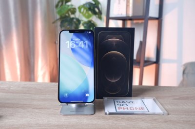 iPhone 12 Promax 128GB สี Gold เครื่องสวย ราคาเพียง 8,990.- มีประกันร้าน 60วัน