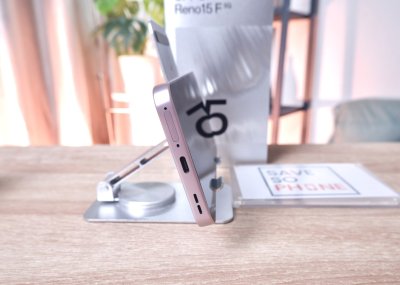 OPPO Reno 15 F 8+256GB สี Pink เครื่องสวย ราคาเพียง 8,990.- มีประกันร้าน 60 วัน