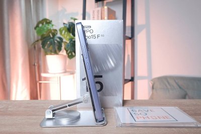 OPPO Reno 15 F 12+256GB สี Blue เครื่องสวย ราคาเพียง 9,990.- มีประกันร้าน 60 วัน