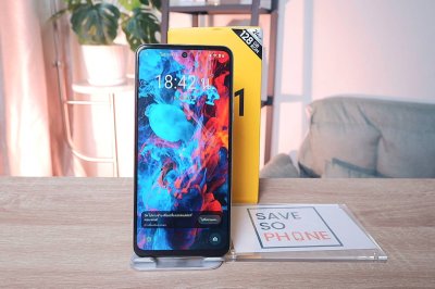 Realme C71 8+128GB สี White เครื่องสวย ราคาเพียง 3,290.- มีประกันร้าน 60 วัน