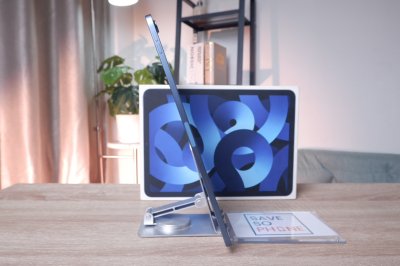 iPad Air 5 M1 64Gb Wi-Fi + A.Pencil 2 สี Blue เครื่องสวย ราคาเพียง 11,990.- มีประกันร้าน 60 วัน