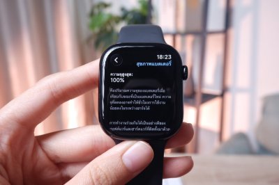 Apple Watch Series 10 GPS 46MM สี JetBlack เครื่องสวย ราคาเพียง 7,990.- มีประกันร้าน 60วัน