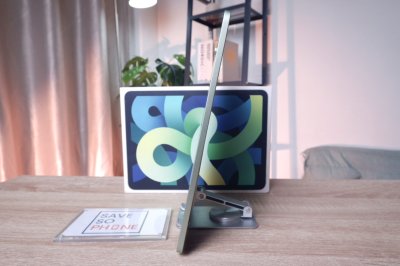 iPad Air4 256GB สี Green เครื่องสวย สุขภาพแบต 91% ราคาเพียง 9,900.- มีประกันร้าน 60วัน