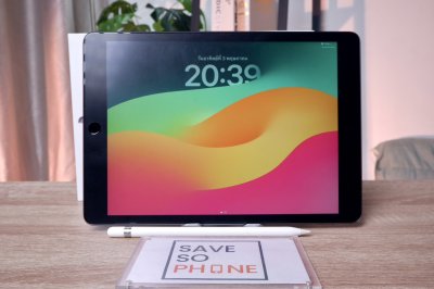 iPad Gen 9 Wi-Fi 64GB สี Space Grey + A.Pencil 1 เครื่องสวย ราคาเพียง 6,990.- มีประกันร้าน 60 วัน