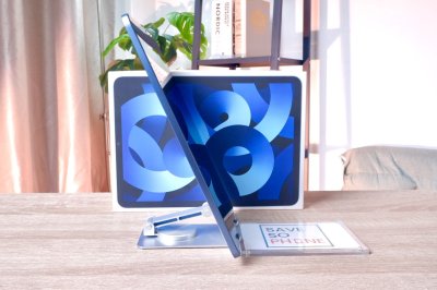 iPad Air5 10.9-inch M1 256GB Wi-Fi สี Blue เครื่องสวย สุขภาพแบต 81% ราคาเพียง 12,500.- มีประกันร้าน 60วัน