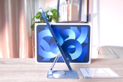 iPad Air5 10.9-inch M1 256GB Wi-Fi สี Blue เครื่องสวย สุขภาพแบต 81% ราคาเพียง 12,500.- มีประกันร้าน 60วัน