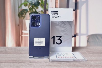 OPPO Reno 13 5G 12+256GB สี Blue เครื่องสวย ราคาเพียง 7,900.- มีประกันร้าน 60 วัน
