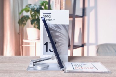 OPPO Reno 13 5G 12+256GB สี Blue เครื่องสวย ราคาเพียง 7,900.- มีประกันร้าน 60 วัน