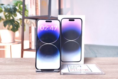 iPhone 14 Pro Max 256GB สี Deep Purple เครื่องสวย ราคาเพียง 16,900.- มีประกันร้าน 60 วัน