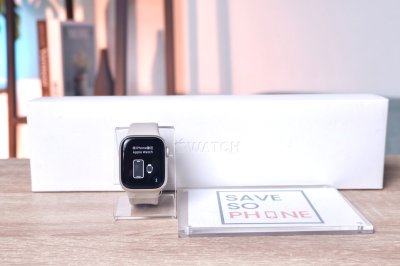 Apple Watch Series 7 GPS 41MM. สี Starlight เครื่องสวย ราคาเพียง 5,900.- มีประกันร้าน 60วัน