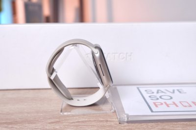 Apple Watch Series 7 GPS 41MM. สี Starlight เครื่องสวย ราคาเพียง 5,900.- มีประกันร้าน 60วัน