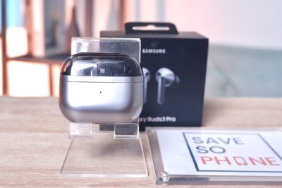 Samsung Galaxy Buds 3 Pro สี Gray เครื่องสวยใช้งานน้อย ราคาเพียง 2,990.- มีประกันร้าน 60 วัน
