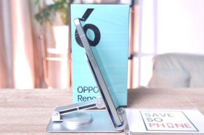 OPPO Reno 6 5G 8+256GB สี Aurora เครื่องสวย ราคาเพียง 1,990.- มีประกันร้าน 60 วัน