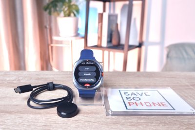 Galaxy Watch Ultra (2025)LTE 47MM. สี Titanium Blue เครื่องสวย ราคาเพียง 8,900.- มีประกันร้าน 60วัน