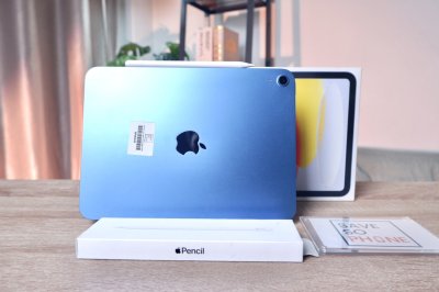 iPad Gen11 (A16) 128Gb Wi-Fi + A.Pencil (USB-C) สี Blue เครื่องสวย ราคาเพียง 12,500.- มีประกันร้าน 60 วัน