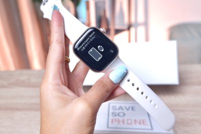 Apple Watch Series 11 42 mm. GPS สี RoseGold เครื่องสวย ราคาเพียง 8,900.- มีประกันร้าน 60วัน