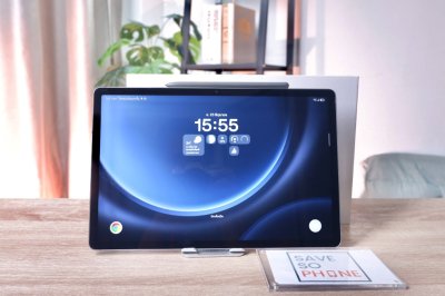 Galaxy Tab S9 FE+ 5G 8+128GB สี Gray เครื่องสวย ราคาเพียง 9,900.- มีประกันร้าน 60 วัน