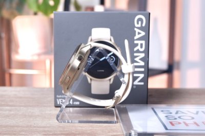 Garmin Venu 4 41MM. สี Lunar Gold เครื่องสวย ราคาเพียง 12,900.- มีประกันร้าน 60วัน
