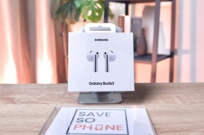 Samsung Galaxy Buds 3  สี White เครื่องมือหนึ่ง ราคาเพียง 2,590.- มีประกันร้าน 60 วัน