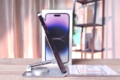iPhone 14 ProMax 128GB สี Deep Purple เครื่องสวย ราคาเพียง 17,500.- มีประกันร้าน 60 วัน