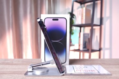 iPhone 14 ProMax 128GB สี Deep Purple เครื่องสวย ราคาเพียง 17,500.- มีประกันร้าน 60 วัน